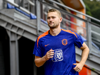 Netherlands player Matthijs de Ligt during the training and press conference for the Netherlands Nations League season 2024-2025 at the KNVB...