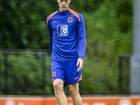 Netherlands player Jan Paul van Hecke participates in the training and press conference for the Netherlands Nations League season 2024-2025...