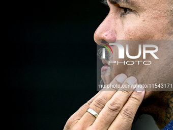 KNVB technical director Nigel de Jong attends the match training and press conference for the Netherlands Nations League season 2024-2025 at...