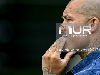 KNVB technical director Nigel de Jong attends the match training and press conference for the Netherlands Nations League season 2024-2025 at...