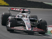 Kevin Magnussen of Denmark drives the (20) MoneyGram Haas F1 Team VF-24 Ferrari during the race of the Formula 1 Pirelli Gran Premio d'Itali...