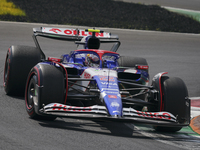 Yuki Tsunoda of Japan drives the (22) Visa Cash app RB VCARB01 Honda RBPT during the race of the Formula 1 Pirelli Gran Premio d'Italia 2024...