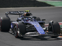 Franco Colapinto of Argentina drives the (43) Williams Racing FW46 Mercedes during the race of the Formula 1 Pirelli Gran Premio d'Italia 20...