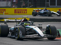 Lewis Hamilton of the UK drives the (44) Mercedes-AMG Petronas F1 Team F1 W15 E Performance Mercedes during the race of the Formula 1 Pirell...