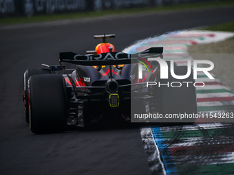 Max Verstappen of the Netherlands drives the Oracle Red Bull Racing RB20 Honda RBPT during the race of the Formula 1 Pirelli Gran Premio d'I...