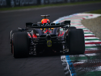 Max Verstappen of the Netherlands drives the Oracle Red Bull Racing RB20 Honda RBPT during the race of the Formula 1 Pirelli Gran Premio d'I...