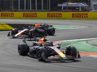 Max Verstappen of the Netherlands drives the Oracle Red Bull Racing RB20 Honda RBPT during the race of the Formula 1 Pirelli Gran Premio d'I...