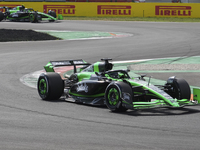 Valtteri Bottas of Finland drives the (77) Stake F1 Team Kick Sauber C44 Ferrari during the race of the Formula 1 Pirelli Gran Premio d'Ital...