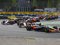 The start of the race during the Formula 1 Pirelli Gran Premio d'Italia 2024 in Monza, Italy, on September 1, 2024 (