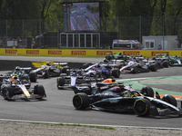 Lewis Hamilton of the UK drives the (44) Mercedes-AMG Petronas F1 Team F1 W15 E Performance Mercedes during the race of the Formula 1 Pirell...