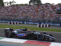 Esteban Ocon of France drives the (31) BWT Alpine F1 Team A524 Renault during the race of the Formula 1 Pirelli Gran Premio d'Italia 2024 in...