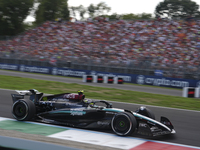 Lewis Hamilton of the UK drives the (44) Mercedes-AMG Petronas F1 Team F1 W15 E Performance Mercedes during the race of the Formula 1 Pirell...