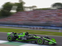 Valtteri Bottas of Finland drives the (77) Stake F1 Team Kick Sauber C44 Ferrari during the race of the Formula 1 Pirelli Gran Premio d'Ital...