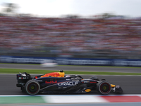 Max Verstappen of the Netherlands drives the Oracle Red Bull Racing RB20 Honda RBPT during the race of the Formula 1 Pirelli Gran Premio d'I...