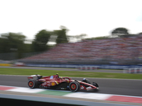 Carlos Sainz Jr. of Spain drives the (55) Scuderia Ferrari SF-24 Ferrari during the race of the Formula 1 Pirelli Gran Premio d'Italia 2024...