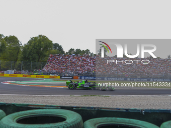 Valtteri Bottas of Finland drives the (77) Stake F1 Team Kick Sauber C44 Ferrari during the race of the Formula 1 Pirelli Gran Premio d'Ital...