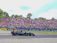 Lewis Hamilton of the UK drives the (44) Mercedes-AMG Petronas F1 Team F1 W15 E Performance Mercedes during the race of the Formula 1 Pirell...