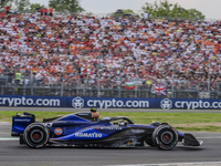 Franco Colapinto of Argentina drives the (43) Williams Racing FW46 Mercedes during the race of the Formula 1 Pirelli Gran Premio d'Italia 20...