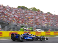 Alexander Albon of Thailand drives the (23) Williams Racing FW46 Mercedes during the race of the Formula 1 Pirelli Gran Premio d'Italia 2024...