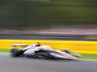 Kevin Magnussen of Denmark drives the (20) MoneyGram Haas F1 Team VF-24 Ferrari during the race of the Formula 1 Pirelli Gran Premio d'Itali...