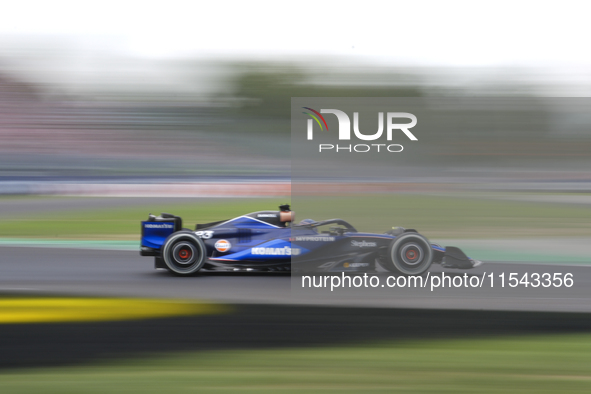 Alexander Albon of Thailand drives the (23) Williams Racing FW46 Mercedes during the race of the Formula 1 Pirelli Gran Premio d'Italia 2024...