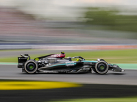 Lewis Hamilton of the UK drives the (44) Mercedes-AMG Petronas F1 Team F1 W15 E Performance Mercedes during the race of the Formula 1 Pirell...