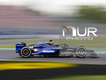 Alexander Albon of Thailand drives the (23) Williams Racing FW46 Mercedes during the race of the Formula 1 Pirelli Gran Premio d'Italia 2024...