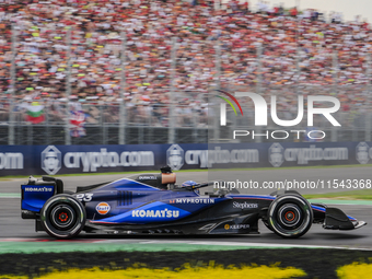 Alexander Albon of Thailand drives the (23) Williams Racing FW46 Mercedes during the race of the Formula 1 Pirelli Gran Premio d'Italia 2024...