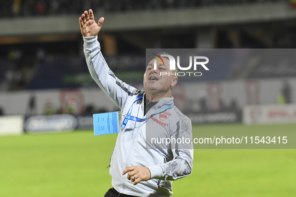 Florentin Petre during Universitatea Cluj vs. Dinamo Bucuresti in Cluj-Napoca, Romania, on September 2, 2024 