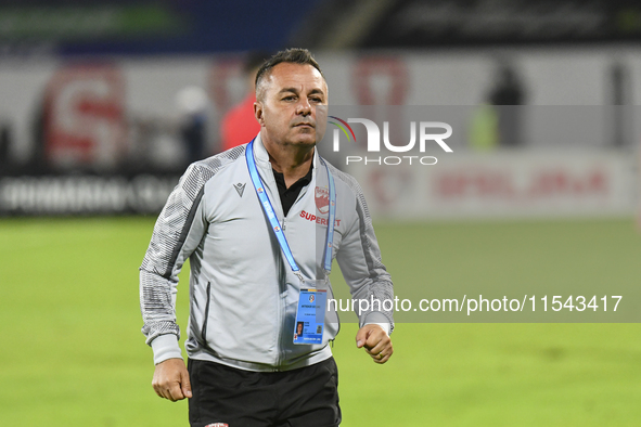 Florentin Petre during Universitatea Cluj vs. Dinamo Bucuresti in Cluj-Napoca, Romania, on September 2, 2024 