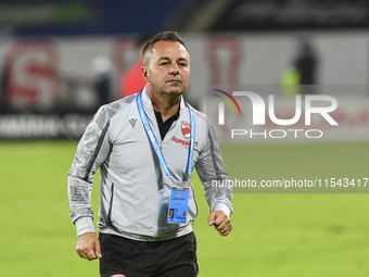 Florentin Petre during Universitatea Cluj vs. Dinamo Bucuresti in Cluj-Napoca, Romania, on September 2, 2024 (