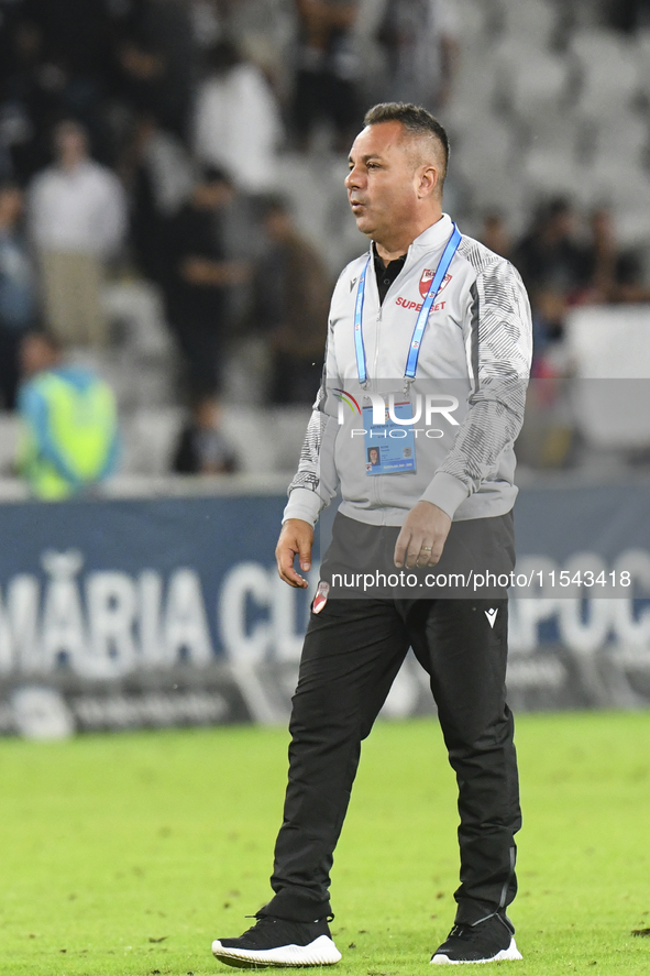 Florentin Petre during Universitatea Cluj vs. Dinamo Bucuresti in Cluj-Napoca, Romania, on September 2, 2024 