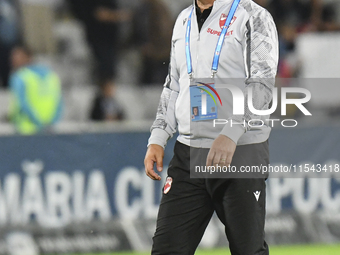 Florentin Petre during Universitatea Cluj vs. Dinamo Bucuresti in Cluj-Napoca, Romania, on September 2, 2024 (