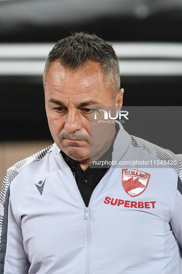 Florentin Petre during Universitatea Cluj vs. Dinamo Bucuresti in Cluj-Napoca, Romania, on September 2, 2024 