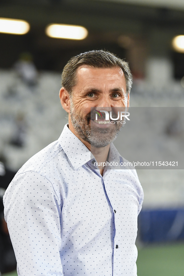 Zeljko Kopic during Universitatea Cluj vs. Dinamo Bucuresti at Cluj Arena in Cluj-Napoca, Romania, on September 2, 2024 