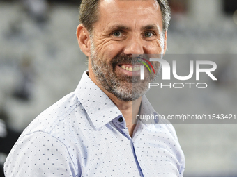 Zeljko Kopic during Universitatea Cluj vs. Dinamo Bucuresti at Cluj Arena in Cluj-Napoca, Romania, on September 2, 2024 (