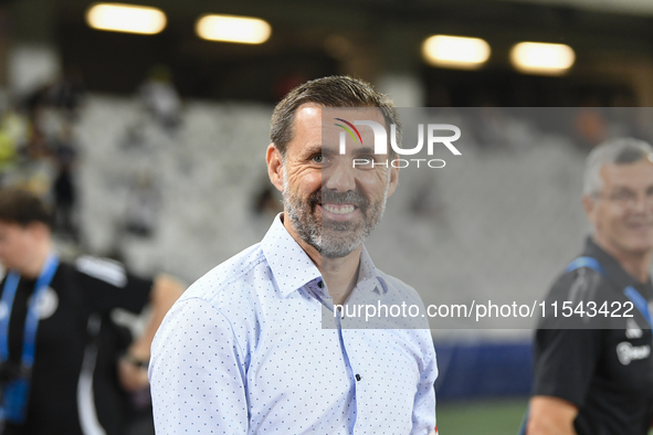 Zeljko Kopic during Universitatea Cluj vs. Dinamo Bucuresti at Cluj Arena in Cluj-Napoca, Romania, on September 2, 2024 