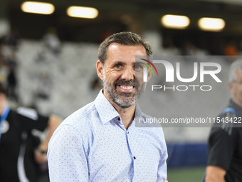 Zeljko Kopic during Universitatea Cluj vs. Dinamo Bucuresti at Cluj Arena in Cluj-Napoca, Romania, on September 2, 2024 (