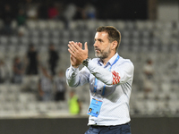 Zeljko Kopic during Universitatea Cluj vs. Dinamo Bucuresti at Cluj Arena in Cluj-Napoca, Romania, on September 2, 2024 (