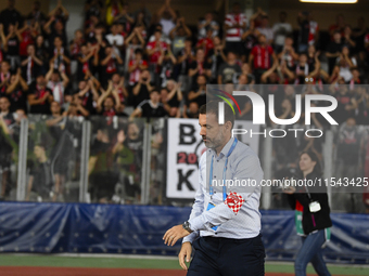 Zeljko Kopic during Universitatea Cluj vs. Dinamo Bucuresti at Cluj Arena in Cluj-Napoca, Romania, on September 2, 2024 (