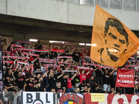 Fans of Dinamo during Universitatea Cluj vs. Dinamo Bucuresti in Cluj-Napoca, Romania, on September 2, 2024 (