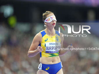 /#2/ // in action in /#3/ during the Paris 2024 Paralympic Games at Stade de France on September 3, 2024. (