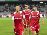 Catalin Cirjan during Universitatea Cluj vs. Dinamo Bucuresti at Cluj Arena in Cluj-Napoca, Romania, on September 2, 2024 (