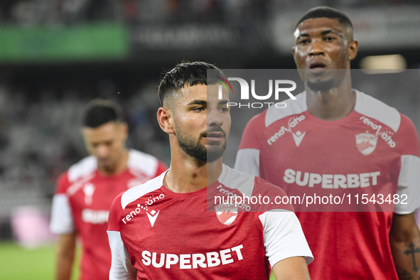 Stefan Bodisteanu during Universitatea Cluj vs. Dinamo Bucuresti at Cluj Arena in Cluj-Napoca, Romania, on September 2, 2024 