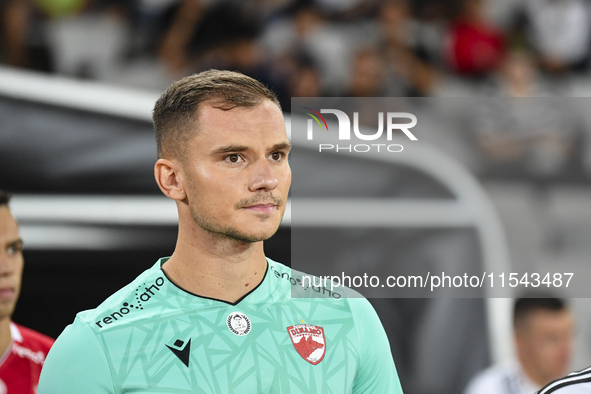 Adnan Golubovic during Universitatea Cluj vs. Dinamo Bucuresti at Cluj Arena in Cluj-Napoca, Romania, on September 2, 2024 