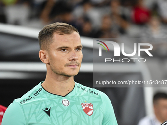 Adnan Golubovic during Universitatea Cluj vs. Dinamo Bucuresti at Cluj Arena in Cluj-Napoca, Romania, on September 2, 2024 (