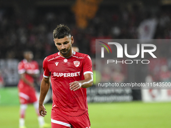 Antonio Bordusanu during Universitatea Cluj vs. Dinamo Bucuresti at Cluj Arena in Cluj-Napoca, Romania, on September 2, 2024 (