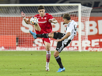 Andrei Marginean plays during the Universitatea Cluj vs. Dinamo Bucuresti match at Cluj Arena in Cluj-Napoca, Romania, on September 2, 2024...