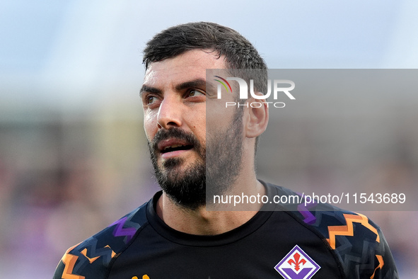 Pietro Terracciano of ACF Fiorentina looks on during the Serie A Enilive match between ACF Fiorentina and AC Monza at Stadio Artemio Franchi...