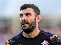 Pietro Terracciano of ACF Fiorentina looks on during the Serie A Enilive match between ACF Fiorentina and AC Monza at Stadio Artemio Franchi...